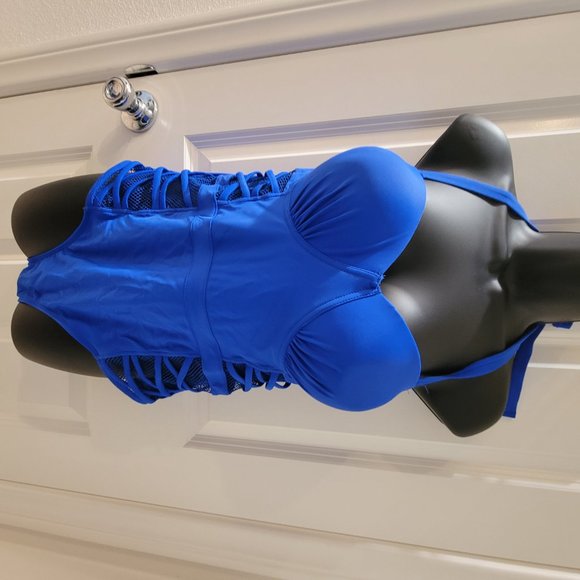 Royal Blue Bathing Suit - Picture 2 of 7